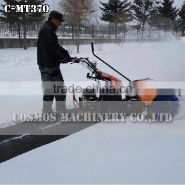 Multifunction gas powered snow sweeper snow cleaning machine