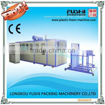 Polystyrene fast food container vacuum forming machine