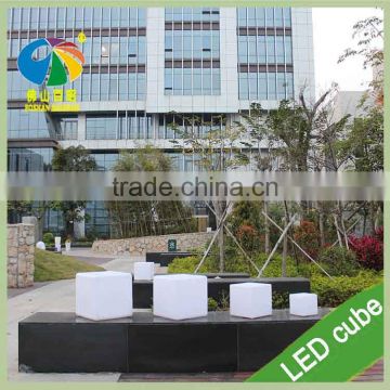 Sales Promotion Hot Sell RGB Rechargeable Color Changing Led Cube Bench