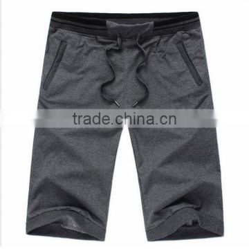 men gray sport pants,100% cotton sweat track pant