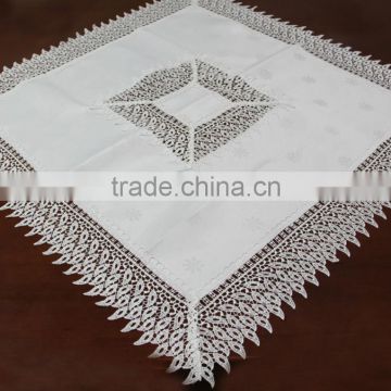 graceful white lace tablecloths cheap