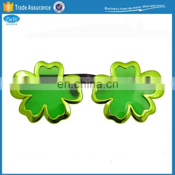 Funny Clover Shape Sunglasses for St. Patrick Party Cosplay