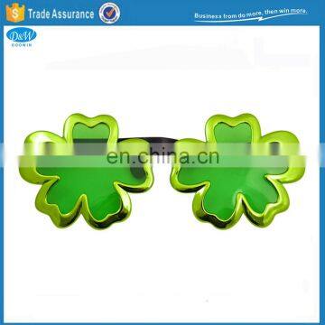 Funny Clover Shape Sunglasses for St. Patrick Party Cosplay