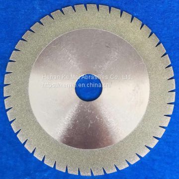 Electroplated SDC cutting sheet for automotive sealing strip