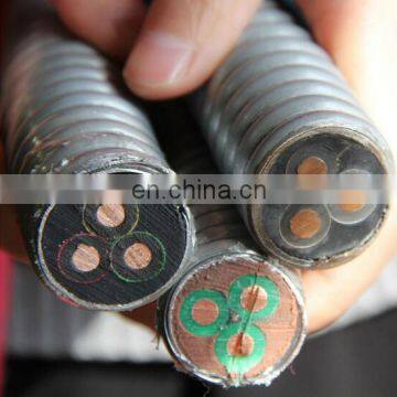 Copper /F-46+EPR /Lead / galvanized steel tape interlocked armor ESP cable