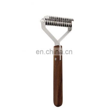 Pet hair remover Pet hair comb pet grooming tool Wooden Comb