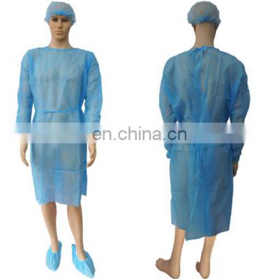 Professional Disposable PP isolation gowns protective waterproof clothing