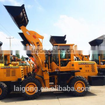 quality assured 2.5t compact articulated front wheel loader