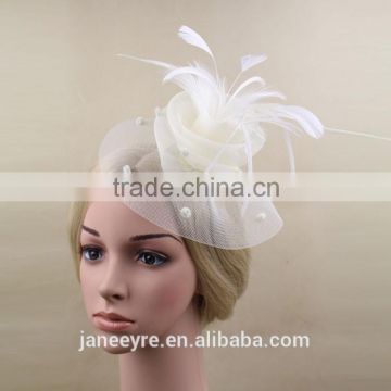 Wholesale Alibaba Bridal Hair Accessories Feather Fascinator For Wedding Party