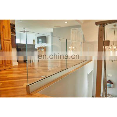 Cheap Glass Railing U Profile Fence Terrace Glass Balustrades