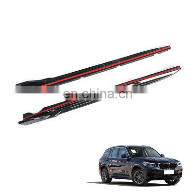 New Car Accessories ABS Car Door Cover Trim Side Skirt For BMW X3 X4