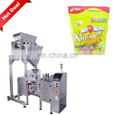 High Speed Small Soft Candy Doypack Packaging Machine Gummy Candy Packing Machine Gummy Bear Zipper Pouch Packing Machine
