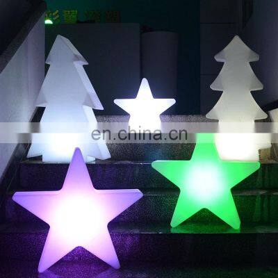 Christmas Lights On Tree /Christmas decorations garden light tree star lamp waterproof color changing outdoor decorative lights
