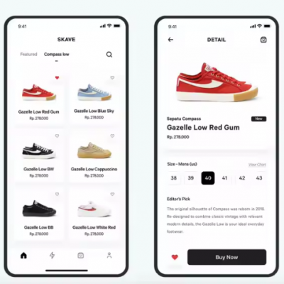 Top Notch Shoes Ecommerce App Shop application | Online Android&IOS Shoes Webstore Design