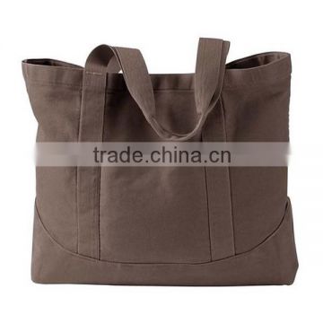 China Wholesale Eco natural canvas messenger shoulder tote bag