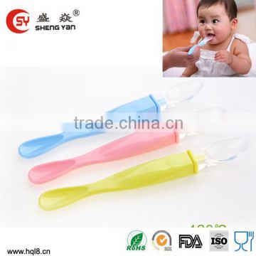 2014 most popular silicone spoon feed for baby