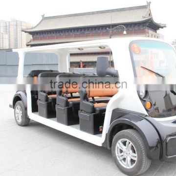 11 seat Electric Shuttle Bus used as sightseeing vehicle Electric shuttle bus