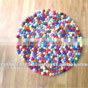 Multi-Color Round Pot Mat