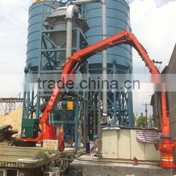 Bulk cement ship unloader pneumatic type