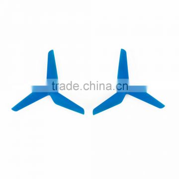 Blue Plastic 2 Pcs Durable 3-Blade Propellers Props CCW CW for Syma X5C