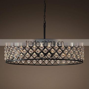 Interior Decoration Suspension Light Fixture Crystal Chandelier Lampara Lighting Hanging Lamps for Dining Living Room CZ2522/10