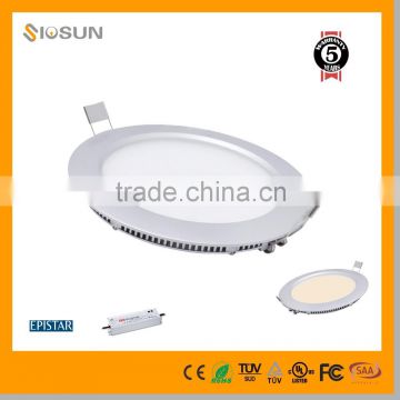 Shenzhen 6W 600Lumens Samsung Chip Round LED Housing Panel Light