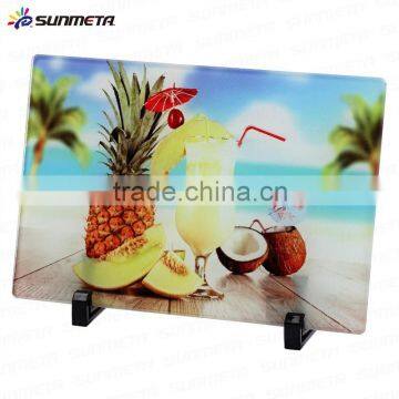 sublimation glass photo prame from China Yiwu city, toughened glass for sublimaiton printing