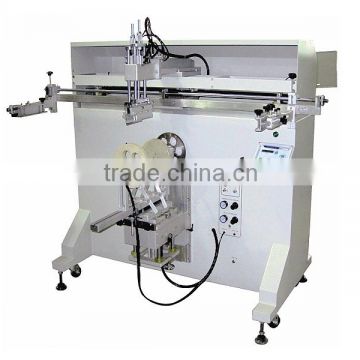 Semi auto cylinder/round silk screen printing machine