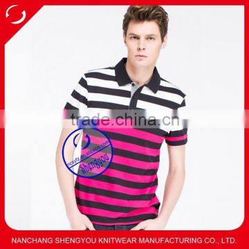 high quality men's cotton custom polo shirt, yarn dyed cotton polo shirt, 2015 polo shirt for men                        
                                                Quality Choice