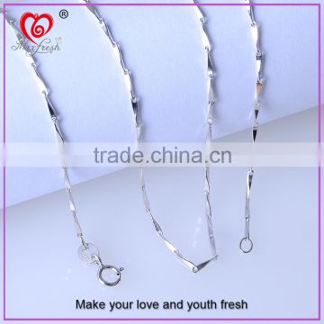 2015 fashion wholesale silver italian mens chain newest style mens chain necklace