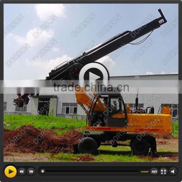 wheel rotary drilling rig for soil, clay layer, fill soil, powder soil etc