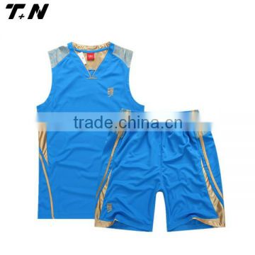 blue color fashion usa basketball jersey