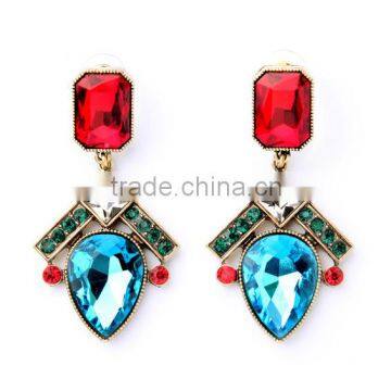 In stock 2016 Fashion Dangle Long Earring New Design Wholesale High quality Jewelry SKC1586