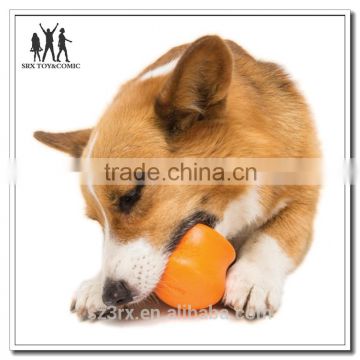 Hard palstic rubber ball for big dog chews, china factory produce dog toy manufacturer