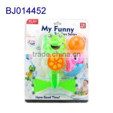 Best safe baby frog tub toy/jolly kids plastic bath toy