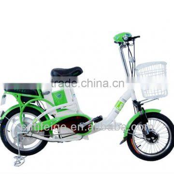 green color light type long run distance e-bike scooter