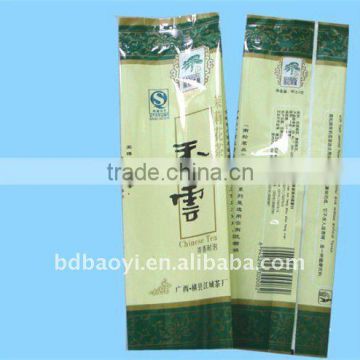 PET/VMPET/PE laminated plastic packaging bag for tea