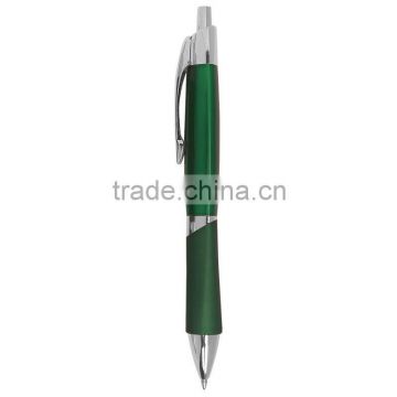 The Signature Pen-Silver with Green