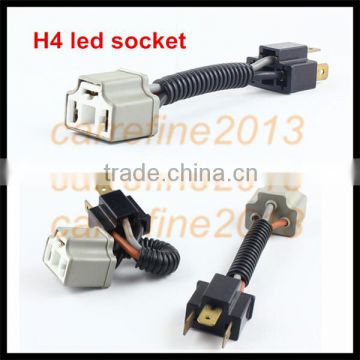 H4 LED headlight plug socket for cars 9003 HB2 headlight lights adapter lamp holder