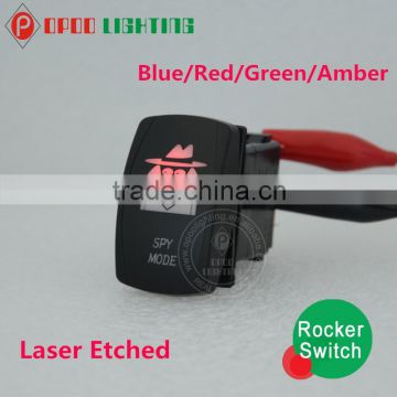Factory sell rocker switch t85,Laser Etched ON/OFF ARB Carling rocker switch t85