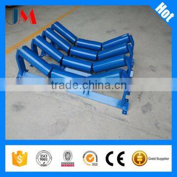 Carrier roller stand for belt conveyor trough idler roller