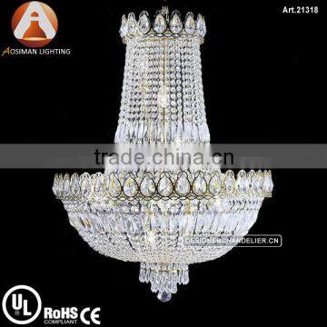Large Empire Crystal Lamp With K9 Crystal