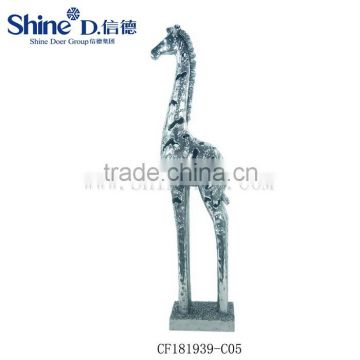 Large Modern silver Desgins Giraffe ornaments figurines Giraffe Sculpture