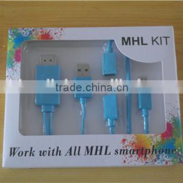 Cabletolink Micro USB MHL to HDMICable Adapter HDTV for Samsung Galaxy Tab S 10.5 8.4