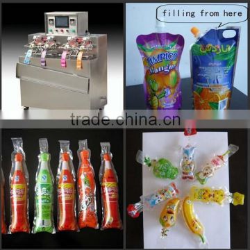 Cleaning liquid stand up pouch filling sealing machine 200ml