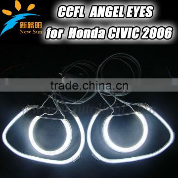 Factory wholesale auto accessories CCFL car headlights 4 rings 2 inverters angel eyes for F ord 2006