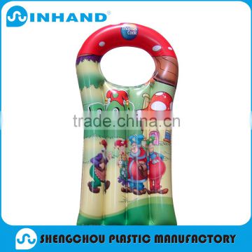 customised high quality PVC Inflatable Kickboard /towable air mattress float