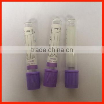 Ganda k3 edta vacutainer tubes disposable for hospital use
