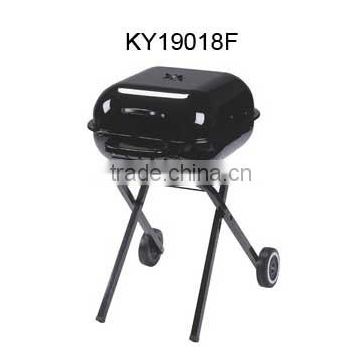 KEYO portable 18 inch BBQ grill trolley