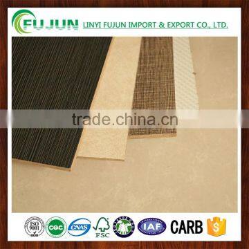 1830x3660x16MM E2 furniture Plain mdf board / Raw mdf sheet/melamine MDF